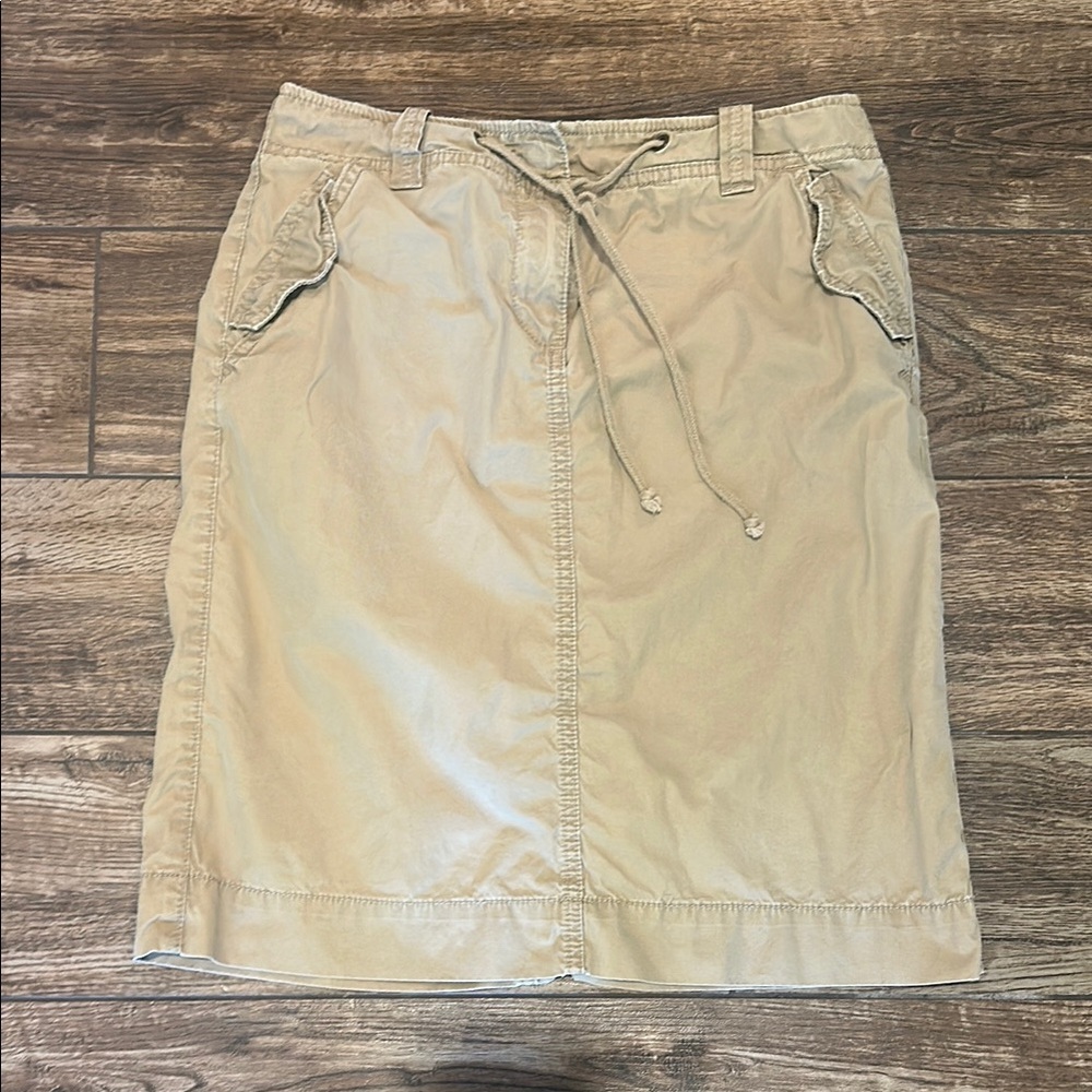J. Crew Broken-In Chino Pencil Skirt Size 0